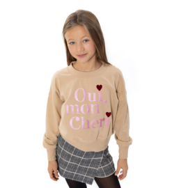 SWEATER OUI MON CHERIE, ZAND