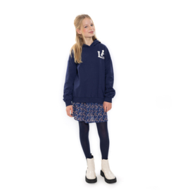 HOODIE LOOSE FIT, BLAUW