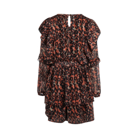 MESH JURK, MULTICOLOR