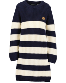 GESTREEPTE JURK KNITWEAR , TEDDY
