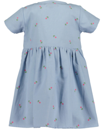 JURKJE BLAUW MET TULPEN PRINT, FESTIVE