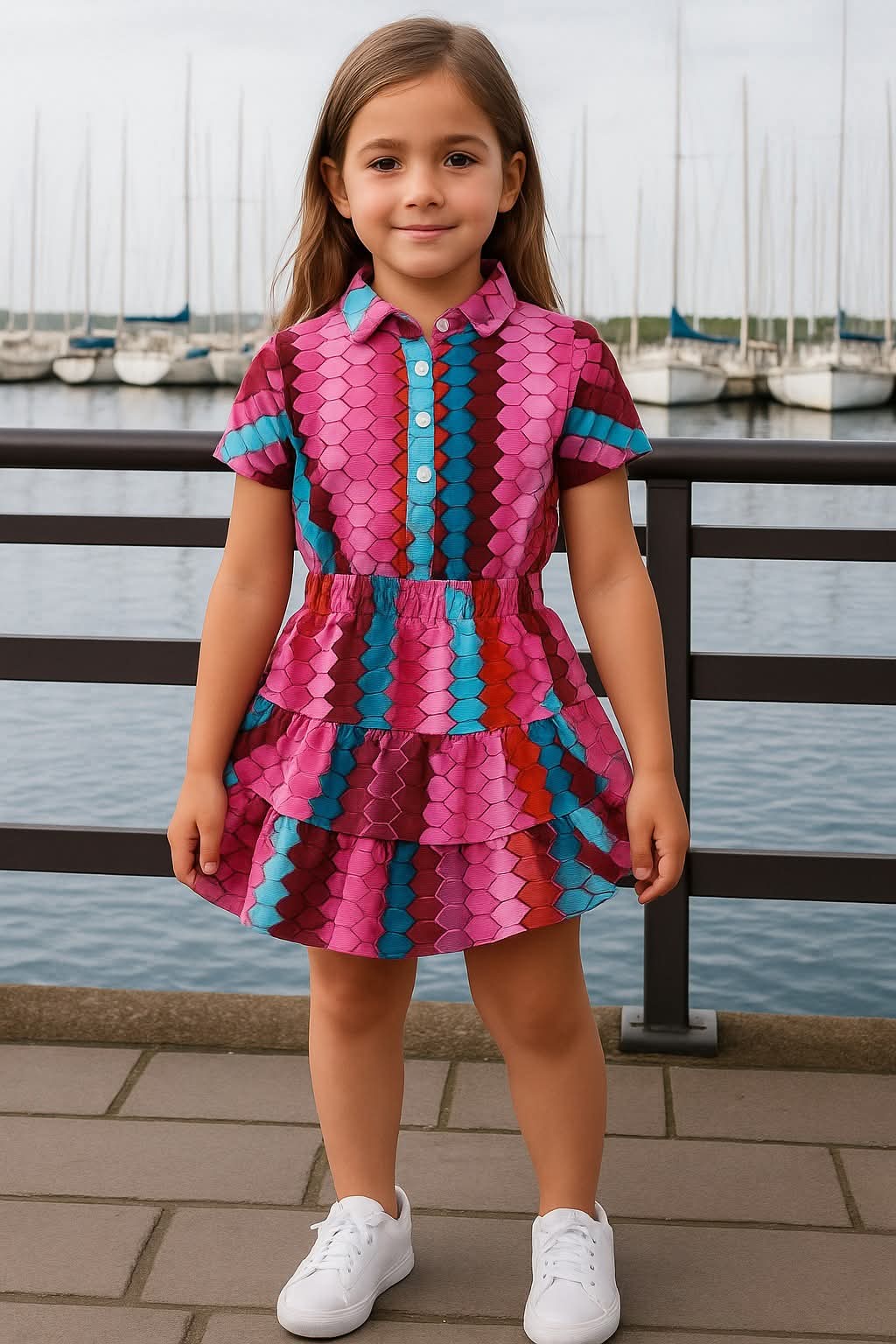 ZOMERSET MULTICOLOR, FUCHSIA