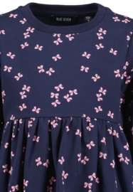 SWEATDRESS DONKERBLAUW, BALLERINA