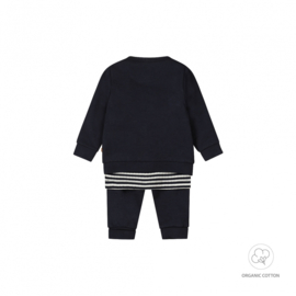 3-DELIGE BABYSET, DONKER BLAUW