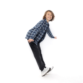 SPIJKERBROEK LOOSE FIT, JEANS ANTRACIET