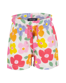 KORT BROEKJE MET BLOEMENPRINT, BUGS & FLOWERS