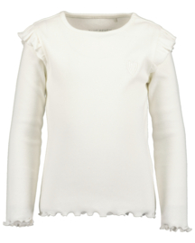 LONGSLEEVE RIB SWAN, OFF-WHITE