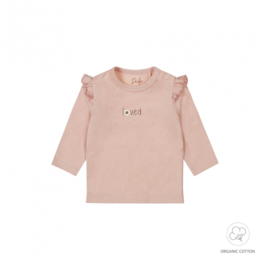 LONGSLEEVE LOVED, POEDER ROZE