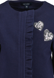 VEST, BLAUW