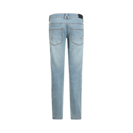 SPIJKERBROEK TAPERED FIT, JEANS BLAUW