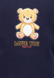 SWEATER BLAUW, TEDDY
