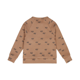 RIB LONGSLEEVE BRUIN MET PRINT, SKY RIDER
