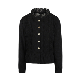 BLOUSE, ZWART