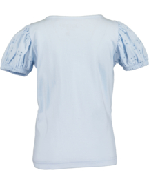 SHIRT VEEGPAILETTEN LICHT BLAUW, FLOWER