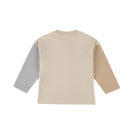 LONGSLEEVE GESTREEPT ZAND