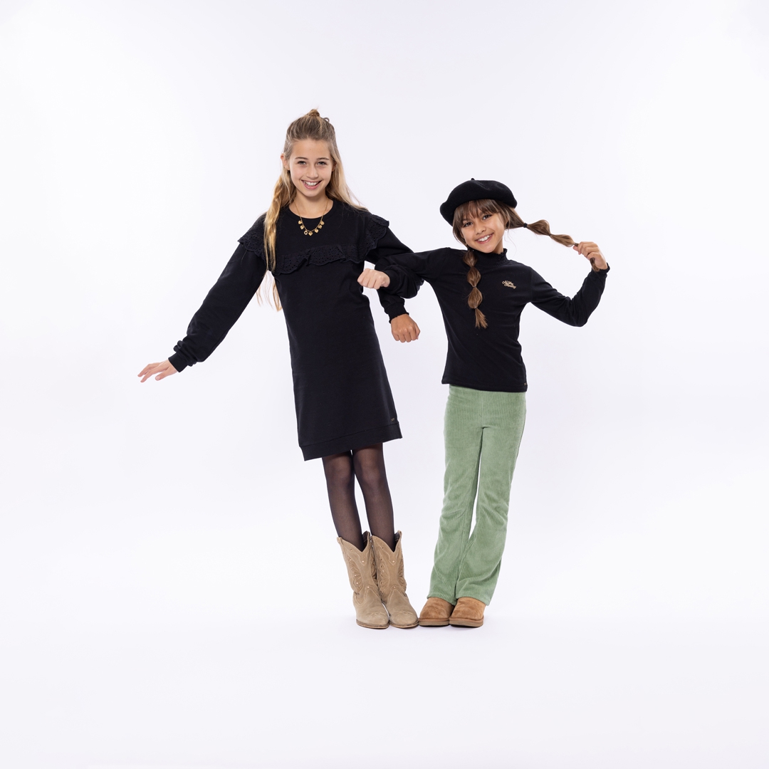 FLARED BROEK, MINT GROEN