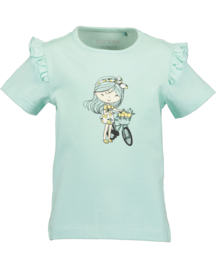 SHIRT MET RUFFLES MINT, LEMON SQUEEZY