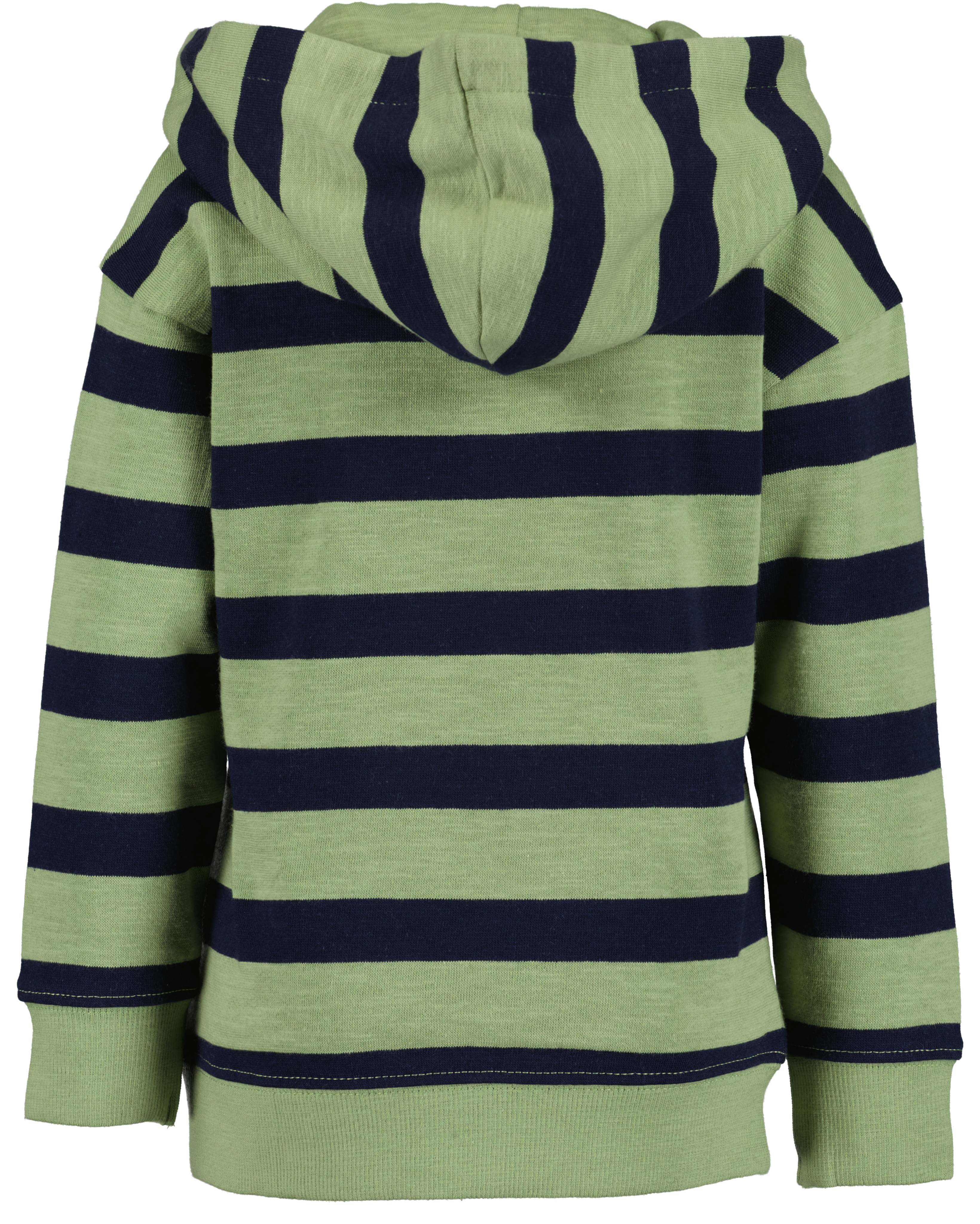 GESTREEPTE HOODIE YETI, KHAKI