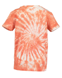 SHIRT DIP DYE ORANJE, PALM TREE CLUB