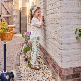 FLARED LEGGING & HAARBAND, FLOWER POWER