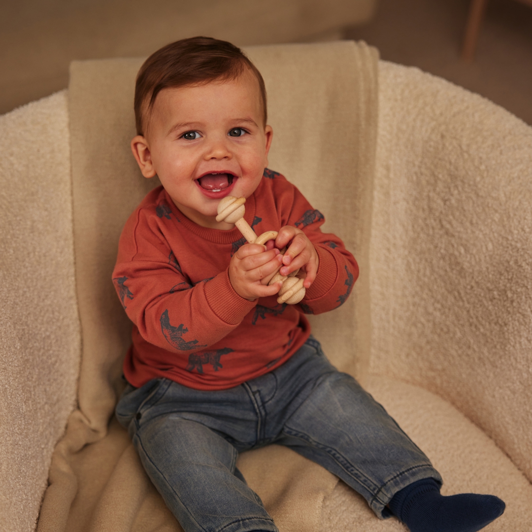 SWEATER WILDLAND, ROESTBRUIN