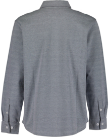 JERSEY BLOUSE, ZWART