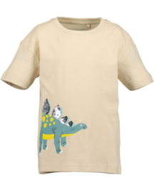 SHIRT MET VEEGPAILETTEN ZAND, DINO