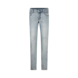 SPIJKERBROEK, JEANS BLAUW