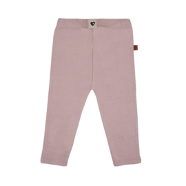 RIB LEGGING, ROSE SMOKE