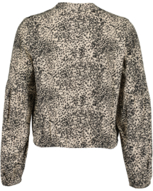 BLOUSE BLOSSOM, ZWART