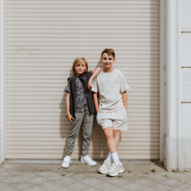 JOGGINGBROEK, DONKER GRIJS