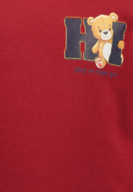 SWEATER BORDEAUX, TEDDY