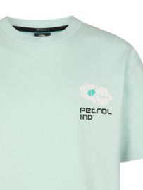T-SHIRT CLASSIC PRINT, COOL MINT