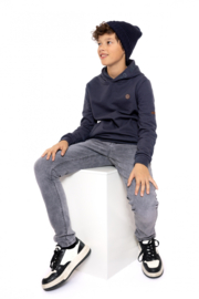 HOODIE, DONKER BLAUW