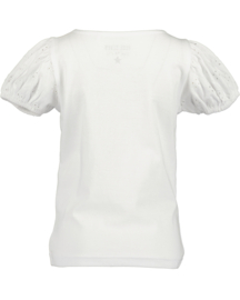 SHIRT VEEGPAILETTEN WIT, FLOWER