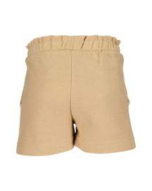 KORTE BROEK PAPERBAG BEIGE, FLOWER