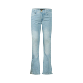 SPIJKERBROEK FLARED, JEANS BLAUW
