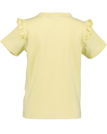 SHIRT MET RUFFLES GEEL, LEMON SQUEEZY