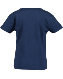 SHIRT MET PAPAGAAI BLAUW, BEACH GIRLS