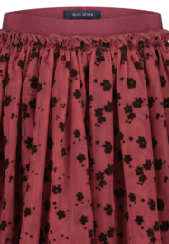 TULE ROK WIJNROOD, FLOWER