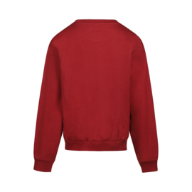 SWEATER 80 , TOMATENROOD