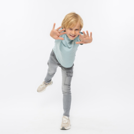 SPIJKERBROEK CARGO, JEANS GRIJS