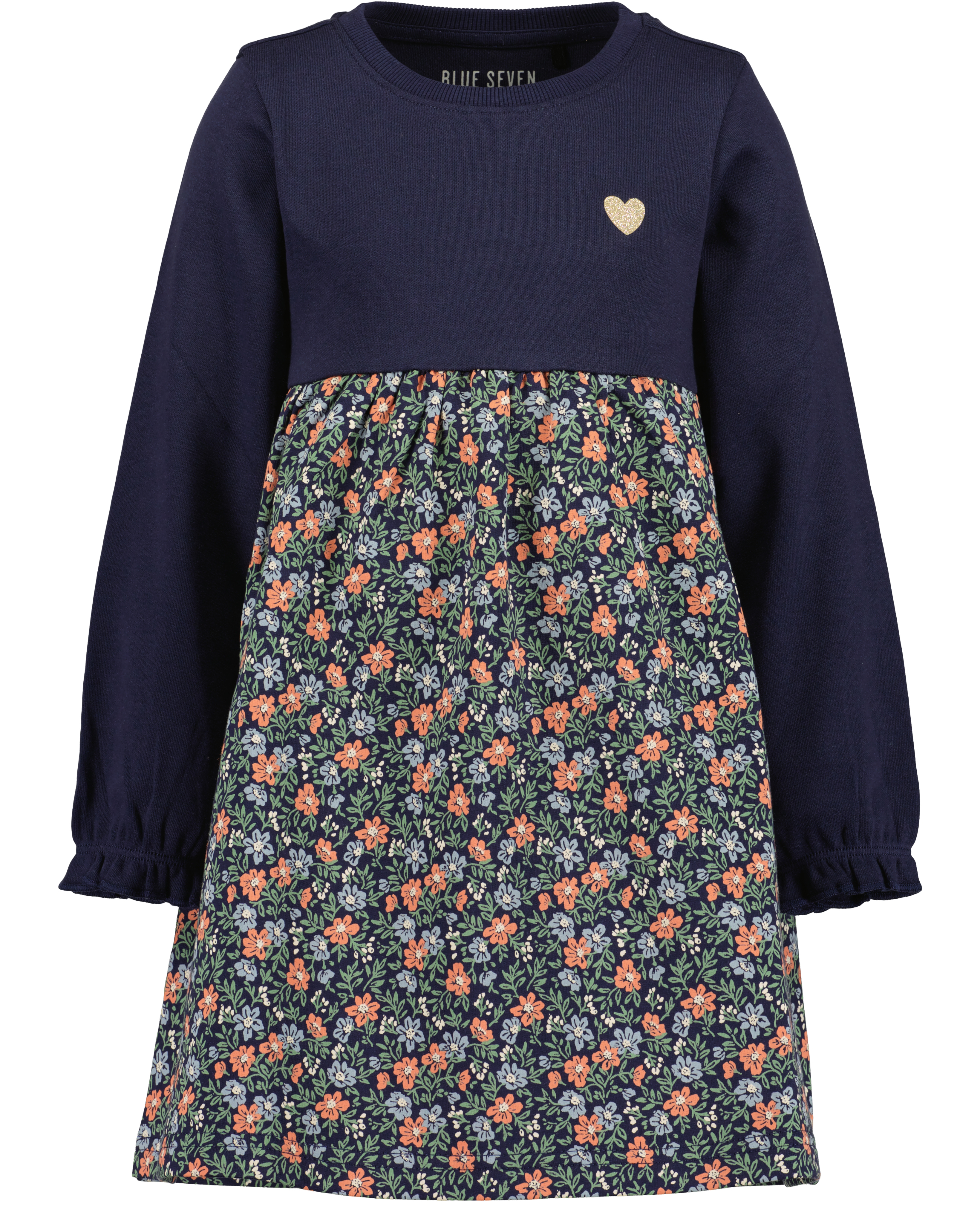 JURK FLOWERS, NACHTBLAUW