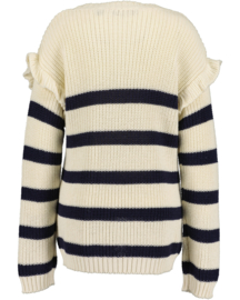 GESTREEPTE TRUI OFF-WHITE , TEDDY
