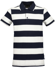 POLO, BLAUW GESTREEPT
