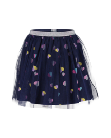 ROK BLAUW TULE MET HARTJES, BASICS
