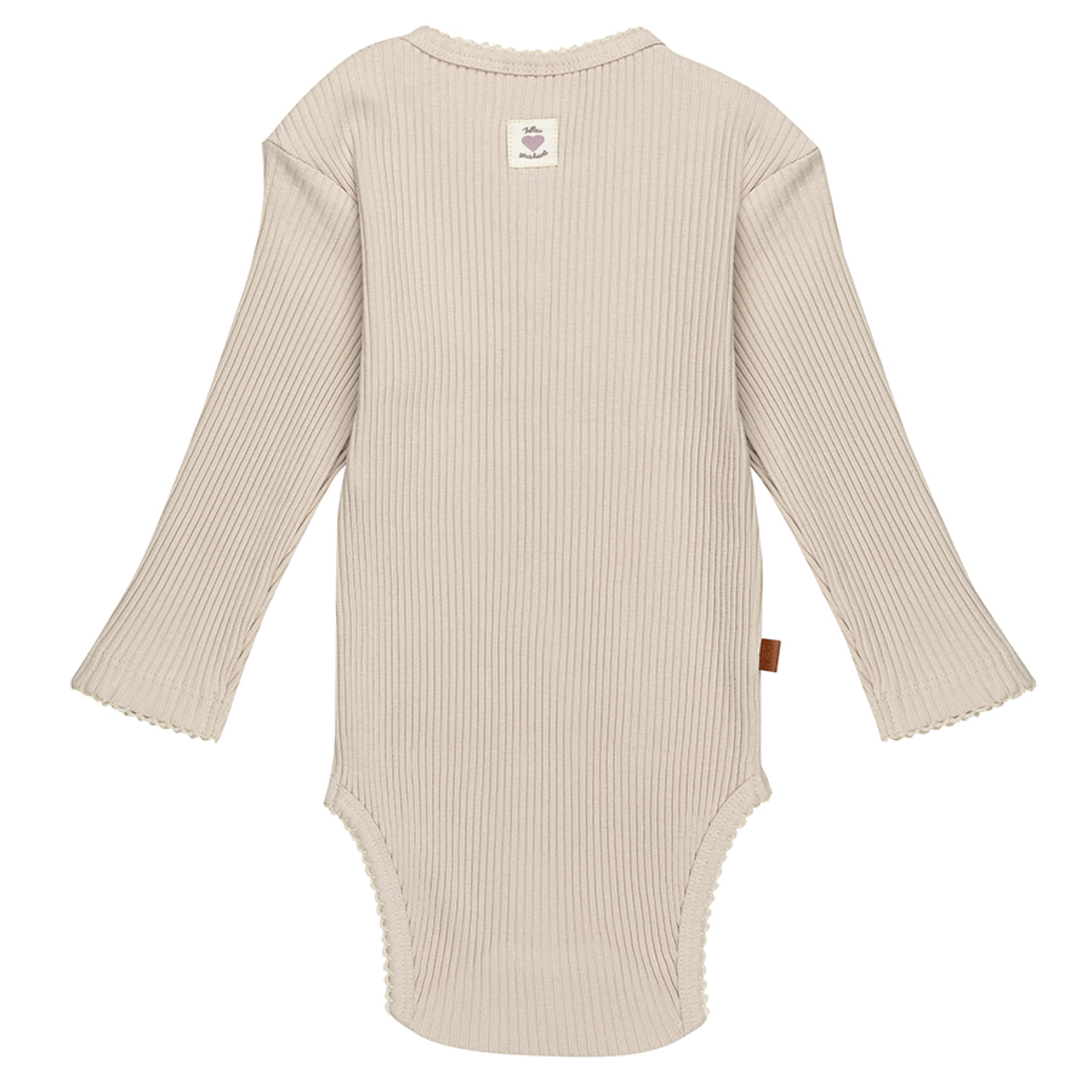 ROMPER RIB BEIGE, FOLLOW YOUR HEART