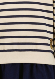 GESTREEPTE SWEATDRESS , TEDDY