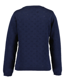 VEST KNITWEAR, BLAUW