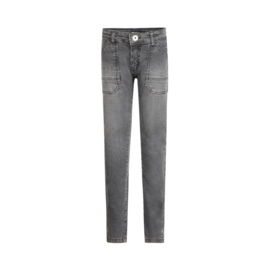 SPIJKERBROEK TAPERED FIT, GRIJS